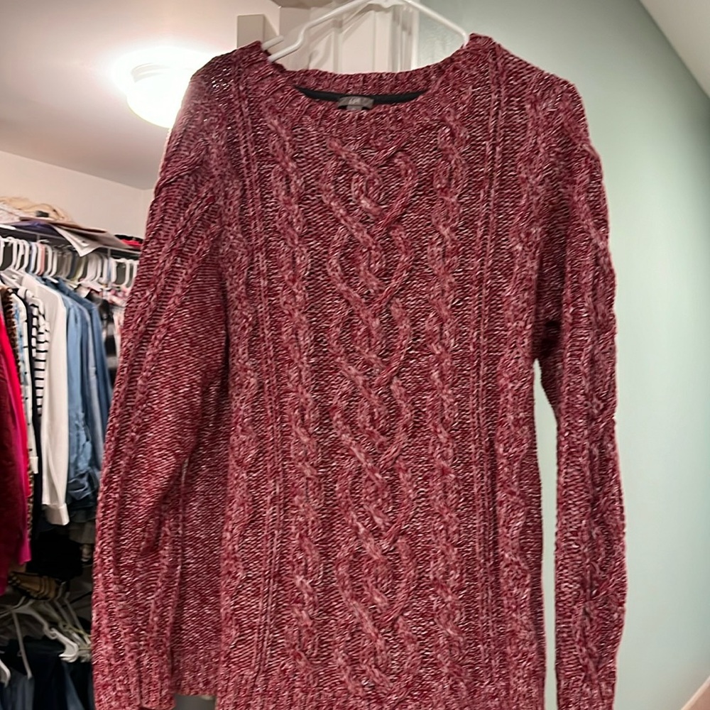 J.Jill XL cable knit sweater